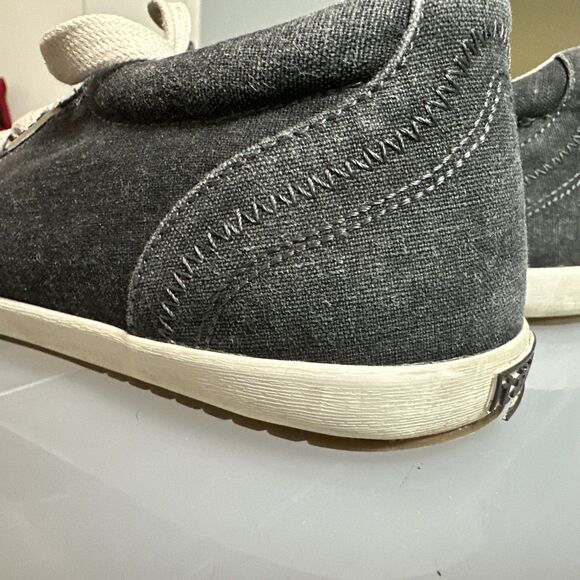 Taos Mens Starsky Sneakers Shoes Lace Up Gray Fabric Casual Size 10 - Picture 3 of 15